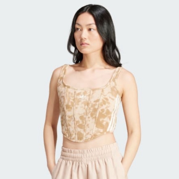 SOLD OUT! NWT Adidas Originals corset top SZ 2 - Picture 5 of 13